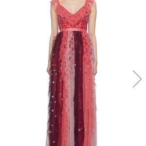 NWT Needle & Thread Rainbow Gown